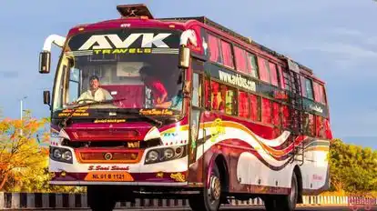 AVK Travels Bus-Front Image