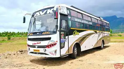AVK Travels Bus-Front Image