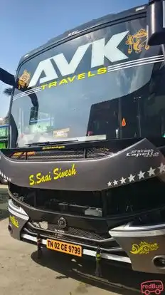 AVK Travels Bus-Front Image