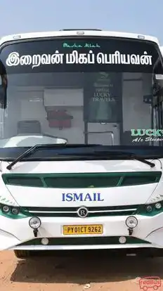 Ismail Lucky Travels Bus-Front Image