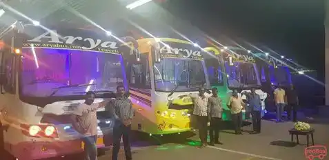 Arya Travels Bus-Front Image