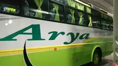 Arya Travels Bus-Front Image