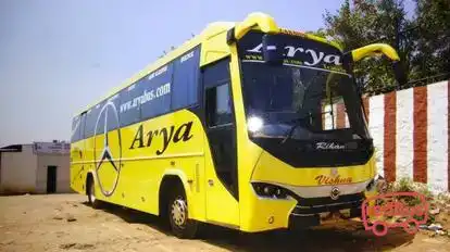 Arya Travels Bus-Front Image