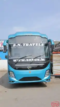 S N Travels Bus-Front Image