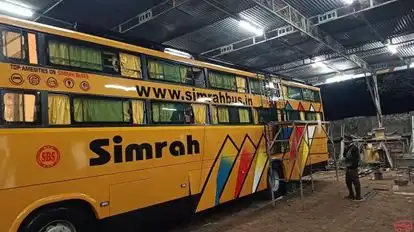 Simra travels agency Bus-Side Image