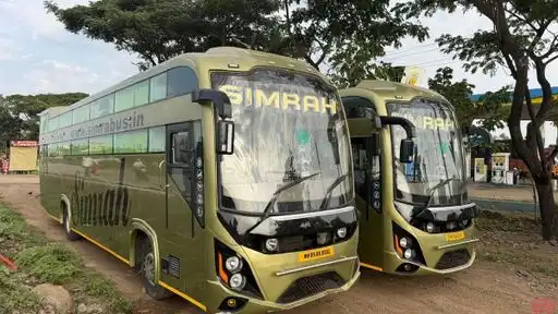 Simra travels agency Bus-Front Image