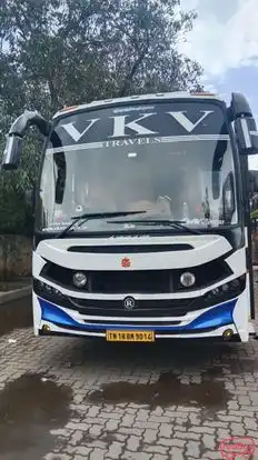 VKV Travels Bus-Front Image