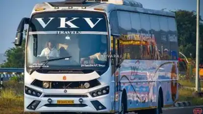 VKV Travels Bus-Front Image