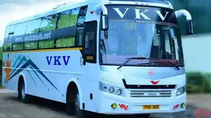 VKV Travels Bus-Front Image