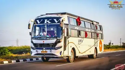 VKV Travels Bus-Front Image