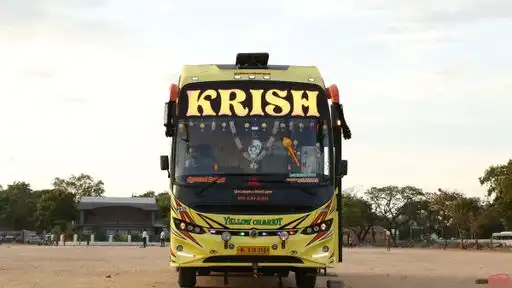 Krish Travels Bus-Front Image