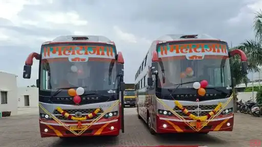 Maharaja Tours And Travels Bus-Front Image