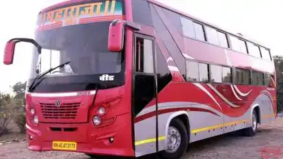 Maharaja Tours And Travels Bus-Front Image