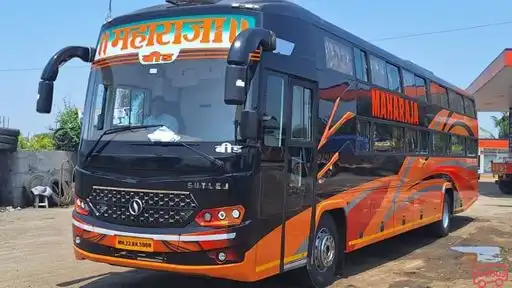 Maharaja Tours And Travels Bus-Front Image
