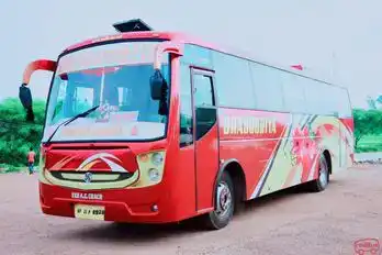 Bhadoriya Travels Bus-Front Image