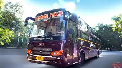 Radha Prem Travel Agency Bus-Front Image