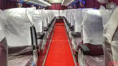 Rishi India Travels Bus-Seats layout Image