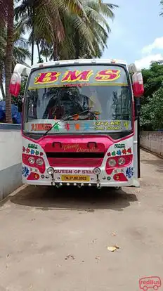 BMS Travels Bus-Front Image