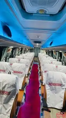 Kohinoor Travels Bus-Seats layout Image