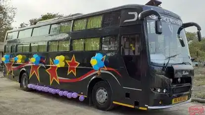 Om Aashuruchi Tours And Travels Bus-Front Image