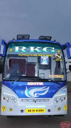 RKG Travels Bus-Front Image