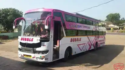 New Ekta Travels Bus-Front Image