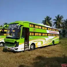 Manasvi roadlines Bus-Front Image