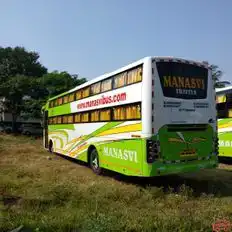 Manasvi Roadlines Bus-Front Image