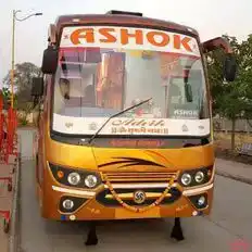 Ashok Travels Gwalior Bus-Front Image