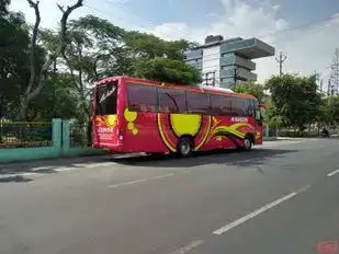 Ashok Travels Gwalior Bus-Front Image