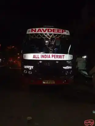Navdeep Travels and Transportation Company Bus-Front Image