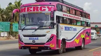 Mercy Travels Bus-Front Image