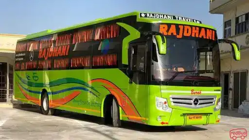 Rajdhani Travels Bus-Front Image
