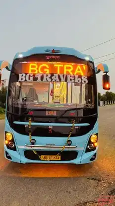 BG Travels Bus-Front Image