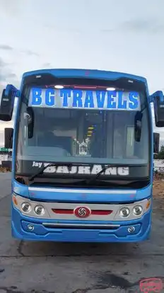 BG Travels Bus-Front Image