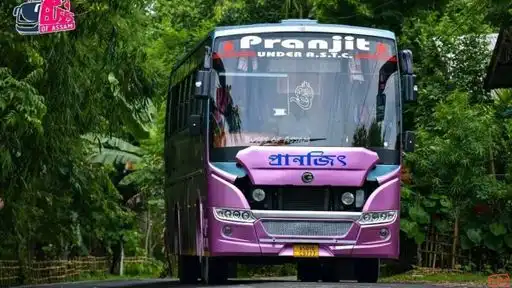 Pranjit Travels (Under ASTC) Bus-Front Image