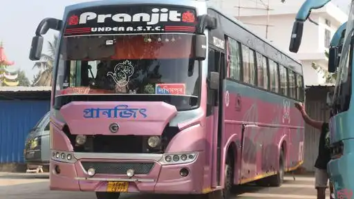 Pranjit Travels (Under ASTC) Bus-Front Image