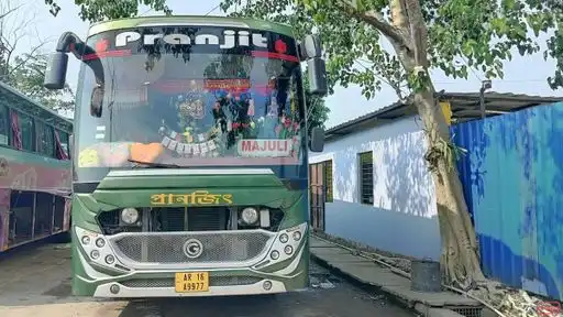 Pranjit Travels (Under ASTC) Bus-Front Image