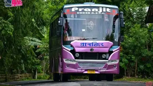 Pranjit Travels (Under ASTC) Bus-Front Image