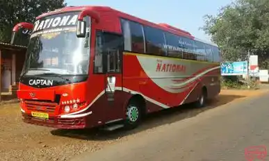 New National Travels Bus-Front Image