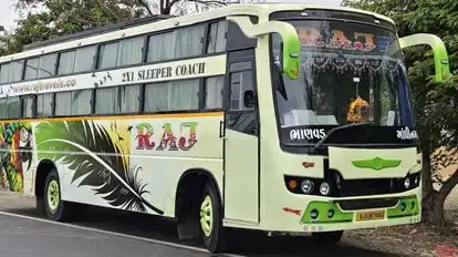 Raj travels Bus-Front Image