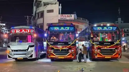 Raj travels Bus-Front Image