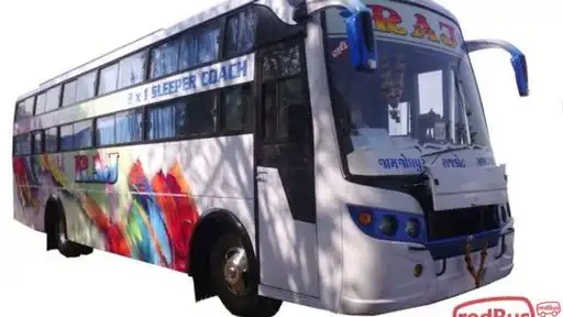 Raj travels Bus-Front Image