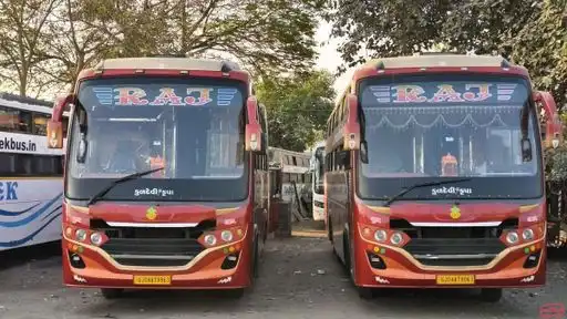 Raj travels Bus-Front Image