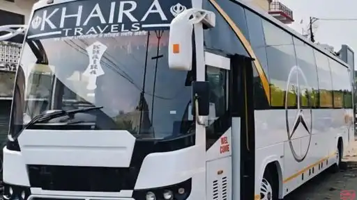 New Khaira Transport Bus-Front Image