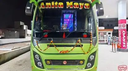 Anita Maya Travels Bus-Front Image
