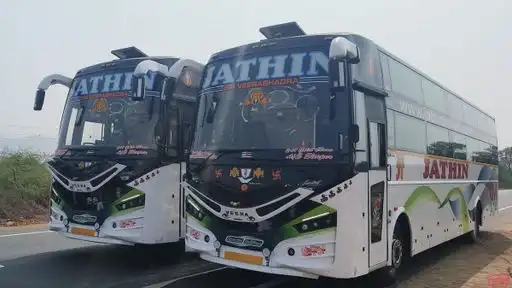 Jathin travels Bus-Front Image