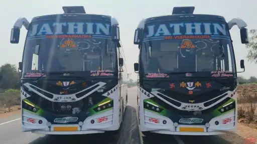 Jathin travels Bus-Front Image