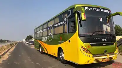 Sima Five Star Travels Bus-Front Image