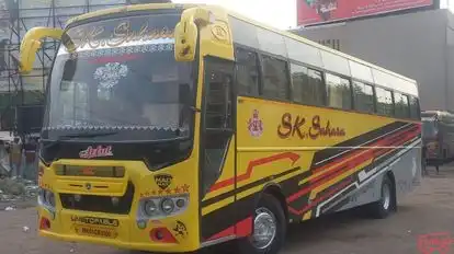 S K Tours and Travels Bus-Front Image